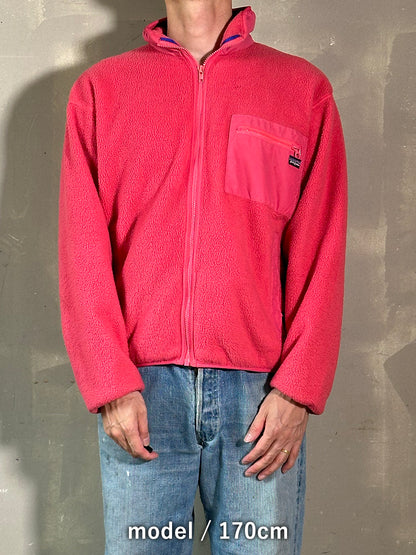 90's PATAGONIA「FULL ZIP FLEECE JACKET」USA製　フリースジャケット