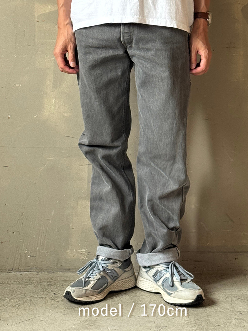 90's Levi’s 501「USA製」先染めブラックデニム