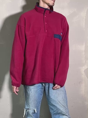 00's PATAGONIA「Synchila Snap-T」フリースプルオーバー