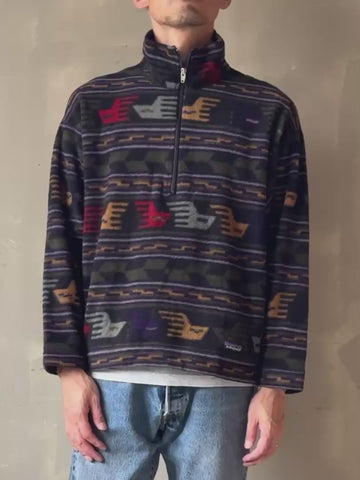 90’s PATAGONIA 「Synchilla sweater」ハーフジップ　USA製