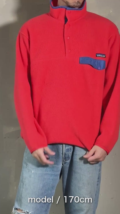 90s PATAGONIA 「Synchilla Snap-T」フリースプルオーバー USA製