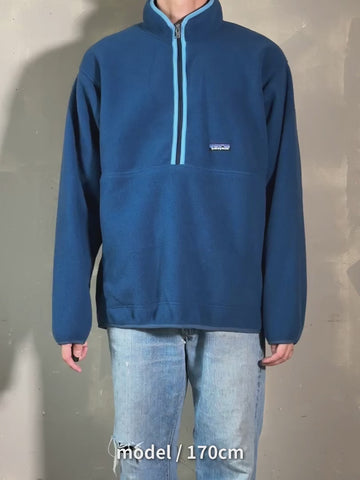 00's PATAGONIA 「Synchilla Marsupial」ハーフジッププルオーバー
