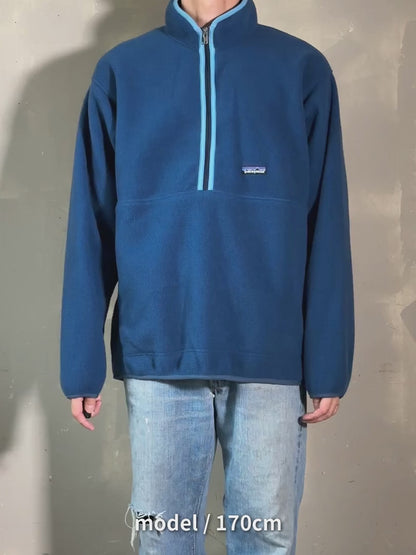 00's PATAGONIA 「Synchilla Marsupial」ハーフジッププルオーバー