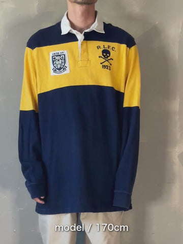 00's POLO RALPH LAUREN ラグビーシャツ