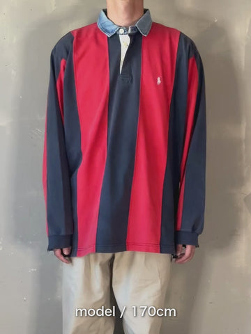 90's POLO RALPH LAUREN ラグビーシャツ