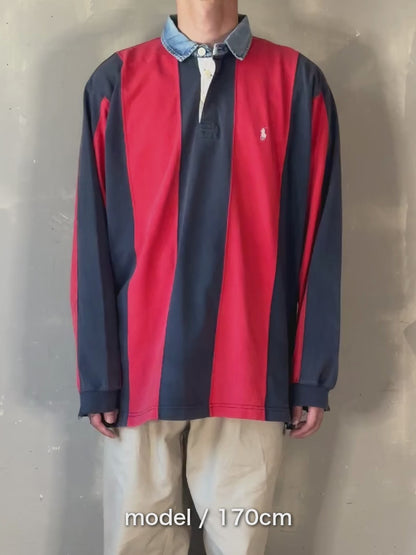 90's POLO RALPH LAUREN ラグビーシャツ