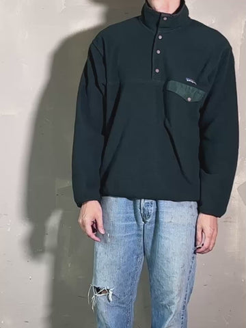 90's PATAGONIA「Synchila Snap-T」フリースプルオーバー