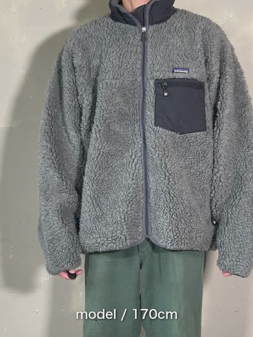 00s PATAGONIA「Classis Retro Cardigan」フリースジャケット　USA製
