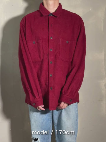 90s PATAGONIA 「Synchilla Big Shirt」フリースシャツ　USA製