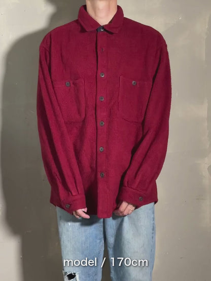90s PATAGONIA 「Synchilla Big Shirt」フリースシャツ　USA製
