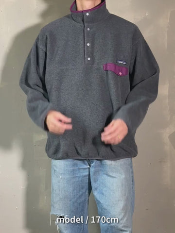 90's~00's PATAGONIA 「Synchilla Snap-T」USA製 フリースプルオーバー