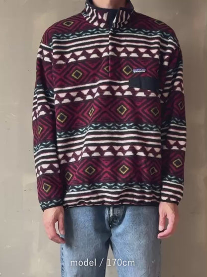 10’s PATAGONIA 「Synchilla Snap-T」フリースプルオーバー