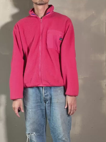 90's PATAGONIA「FULL ZIP FLEECE JACKET」USA製　フリースジャケット