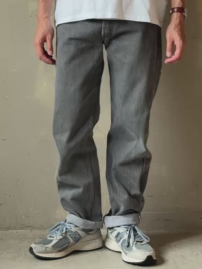 90's Levi’s 501「USA製」先染めブラックデニム