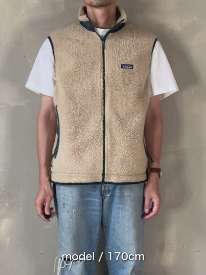 90's PATAGONIA「PEF Retro X Vest」USA製 フリースベスト