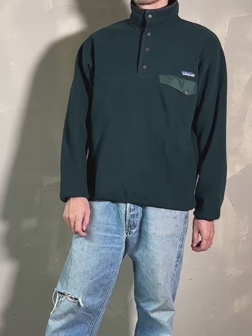 90's PATAGONIA「Synchila Snap-T」フリースプルオーバー – FUJI STORE