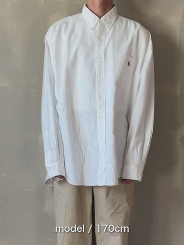 90's RALPH LAUREN「BIG SHIRT」長袖シャツ