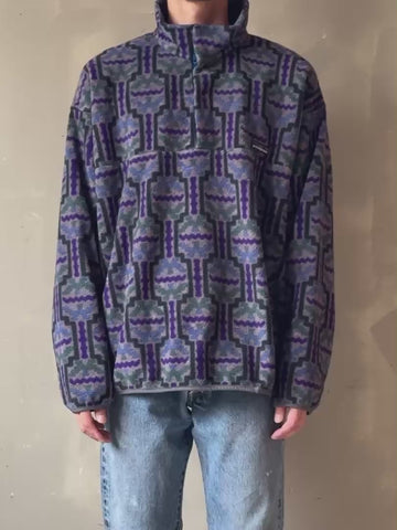 90’s PATAGONIA 「Synchilla Snap-T」フリースプルオーバー　USA製