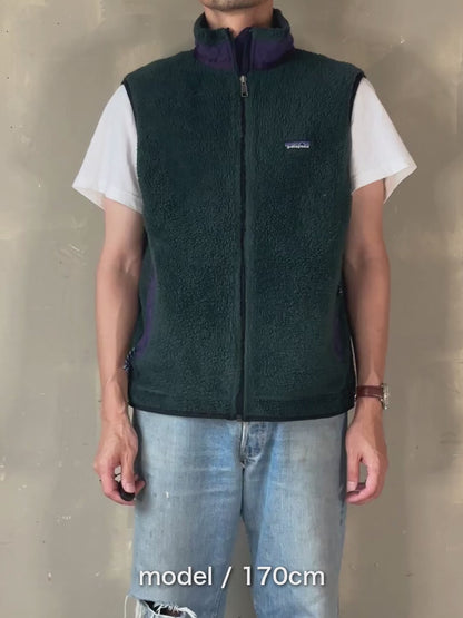 90's PATAGONIA「PEF Retro X Vest」USA製 フリースベスト