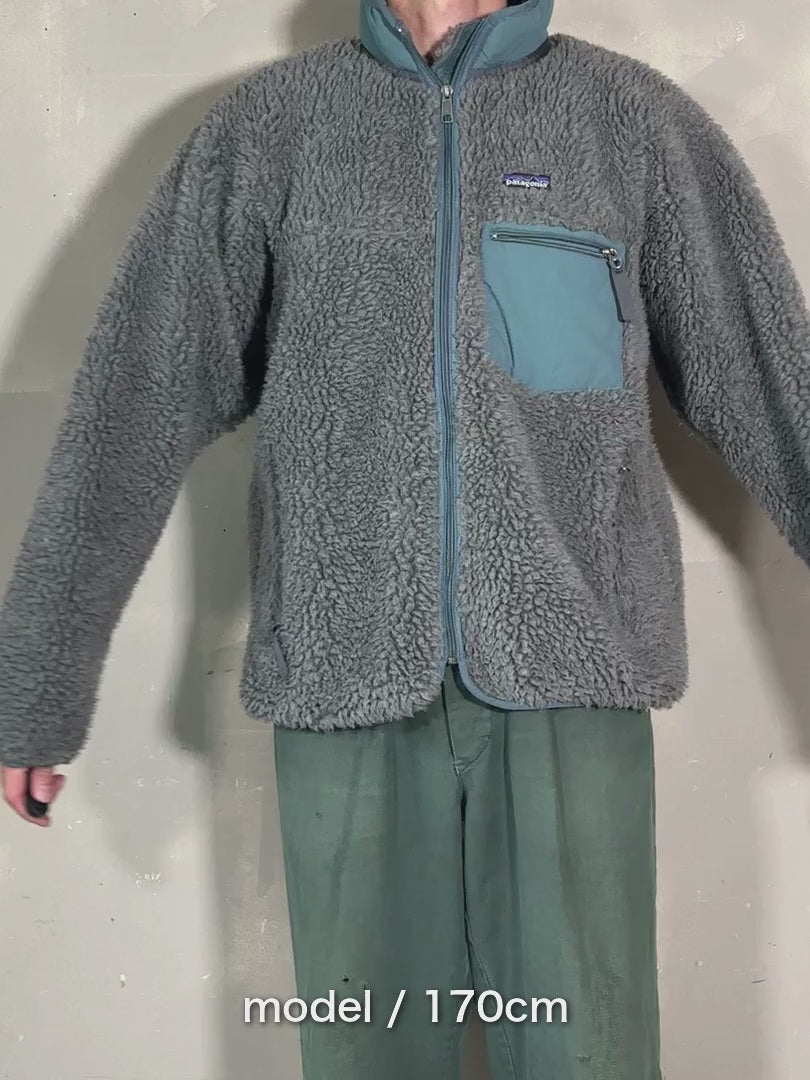 00s PATAGONIA「Classis Retro Cardigan」フリースジャケット USA製