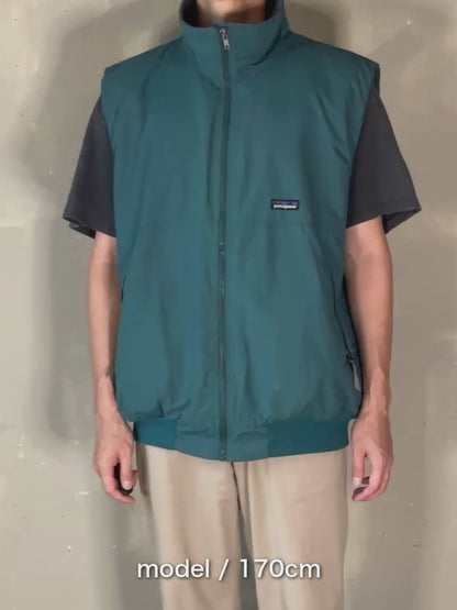 90's PATAGONIA Shelled Synchilla 「雪なし」 ナイロンベスト