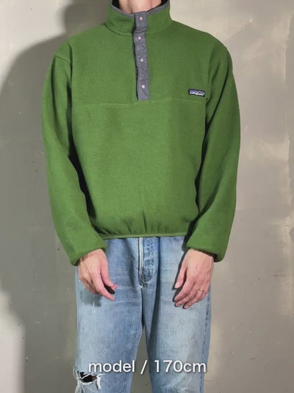 90s PATAGONIA 「Synchilla Snap-T」フリースプルオーバー　USA製