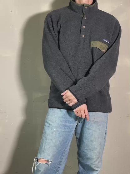 90's PATAGONIA「Synchila Snap-T」フリースプルオーバー